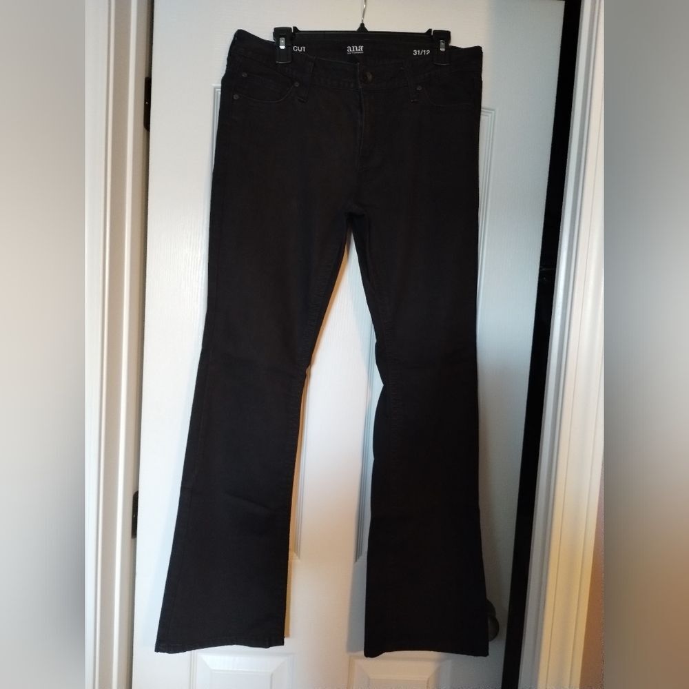 a.n.a Black Boot Cut Jeans Size 12